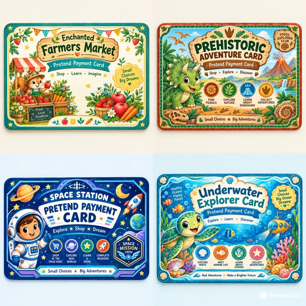 Pretend Pay Card Studios