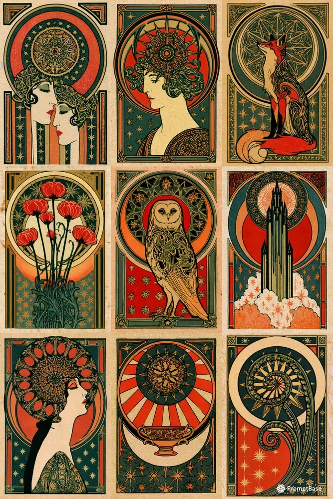 Vintage Art Nouveau Posters