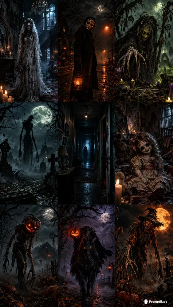 Viral Halloween Themed Horror Artworks