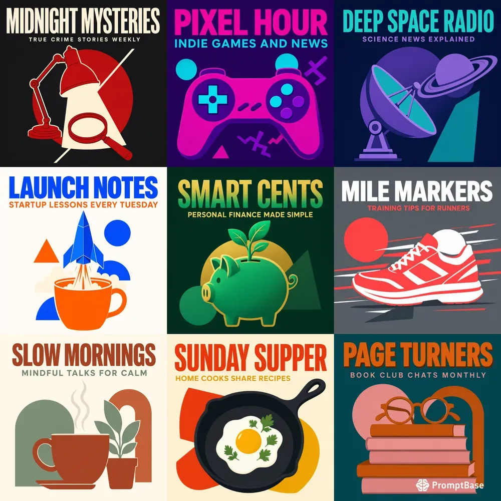 Podcast Cover Art Designs