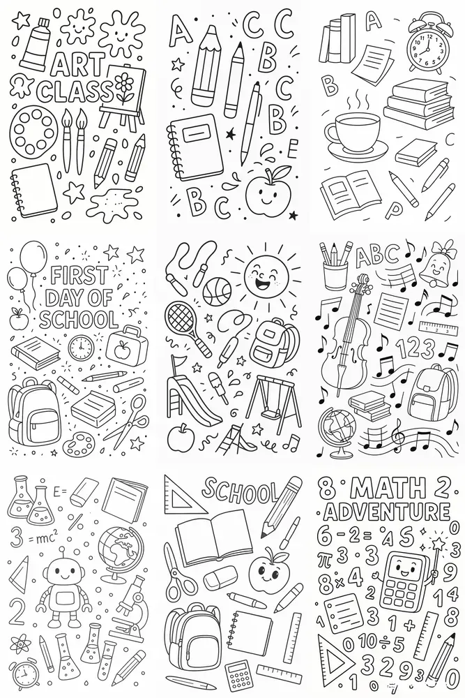 Back To School Coloring Pages