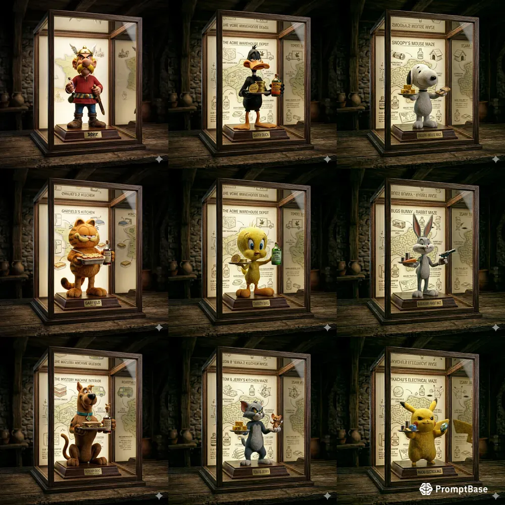 Museumstyle Cartoon Figurine Generator