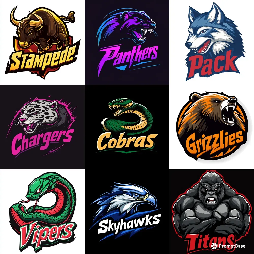 Dynamic Sports Team Logos