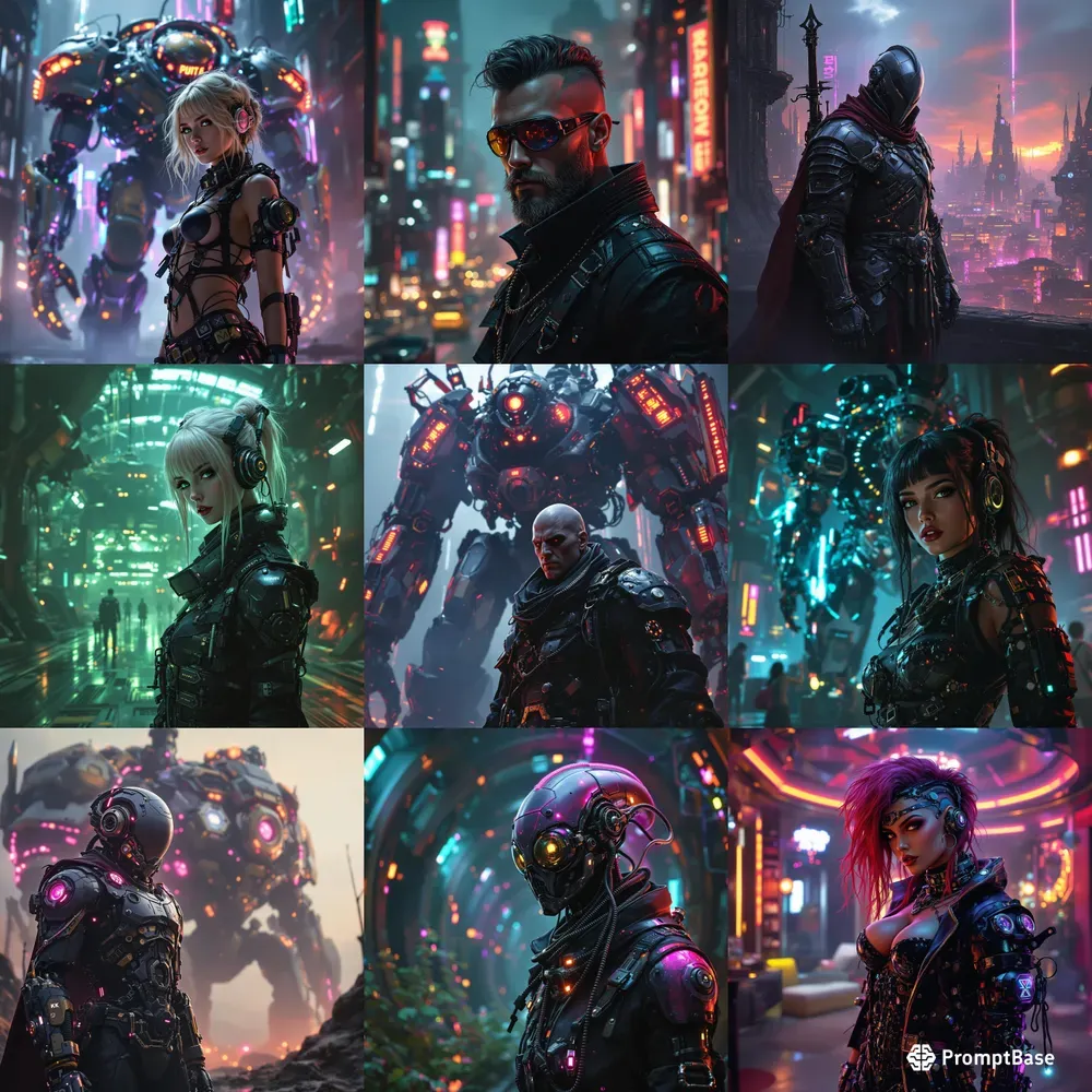 Characters Cyberpunk Style Sid Mead