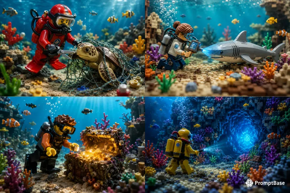 Lego Underwater Adventure Packs