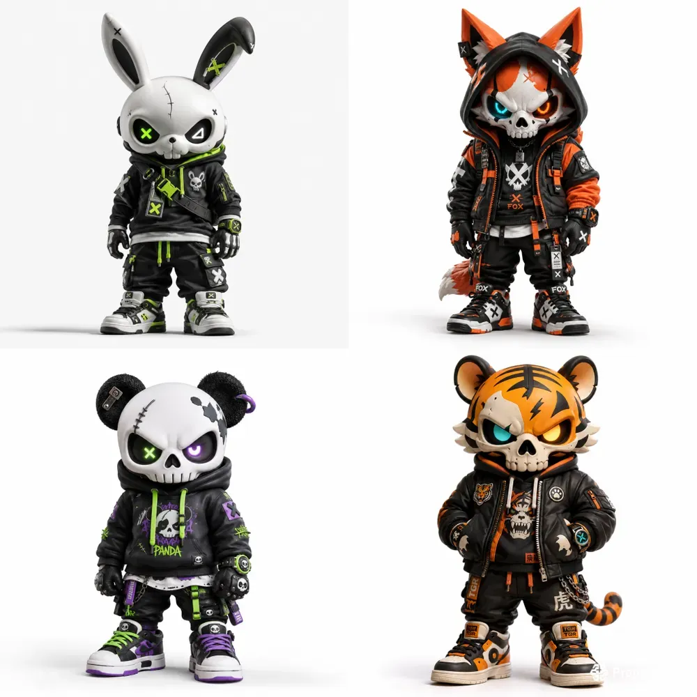 Skullfaced Streetwear Animals