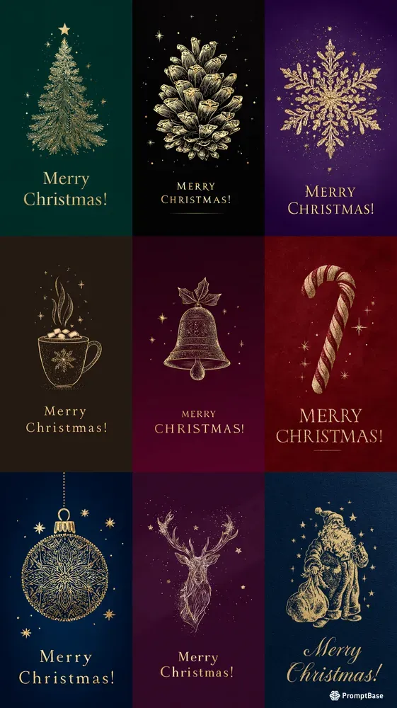 Elegant Minimalist Christmas Card Designs