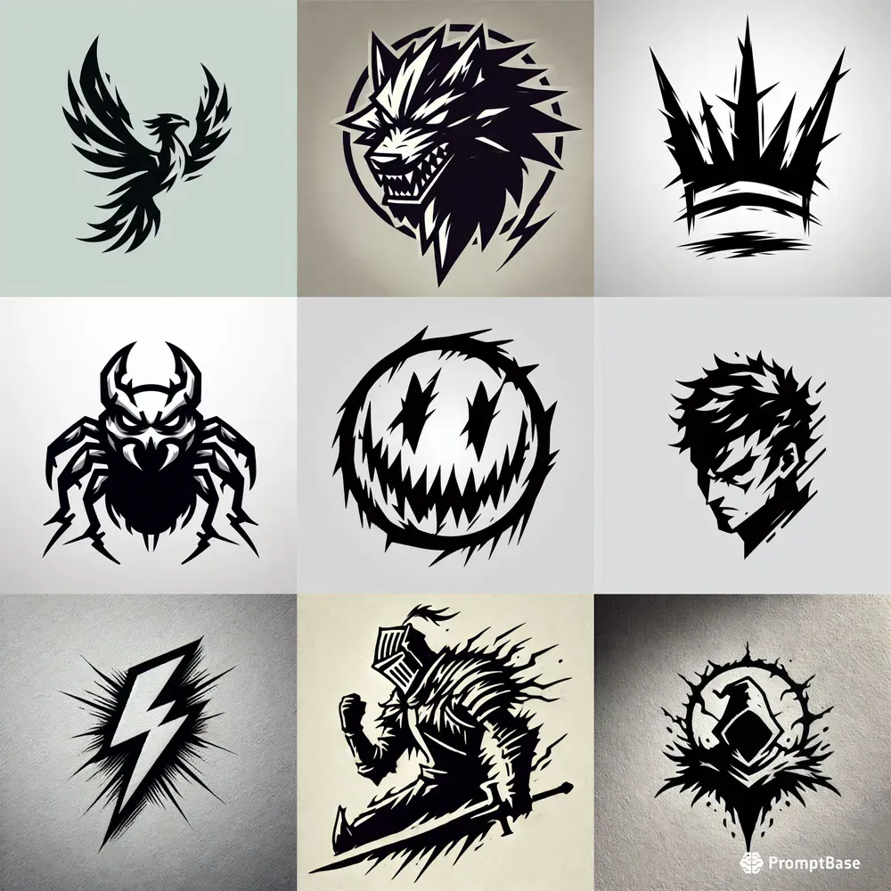 Furious Sharp Outlines Logos
