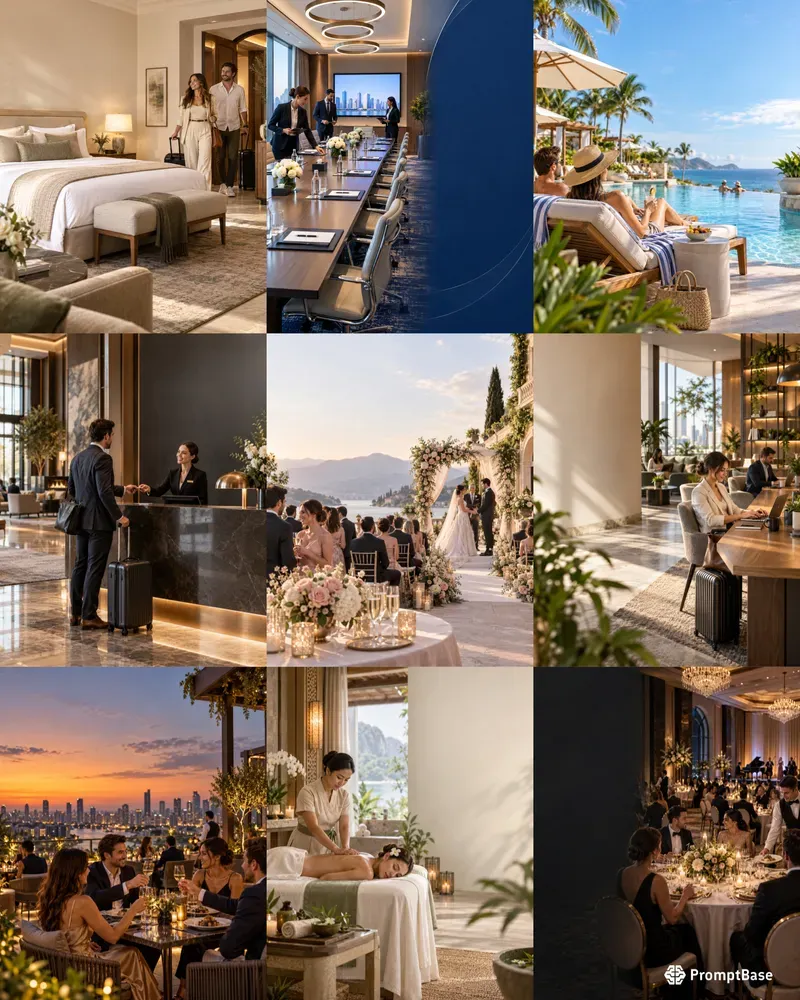Hospitality Venue Ad Visuals