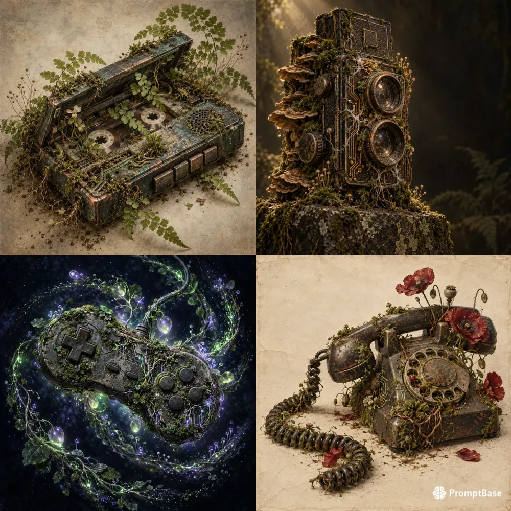 Botanical Tech Relic Specimens