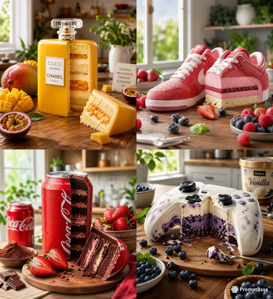 Creative Product Food Illusion Ads