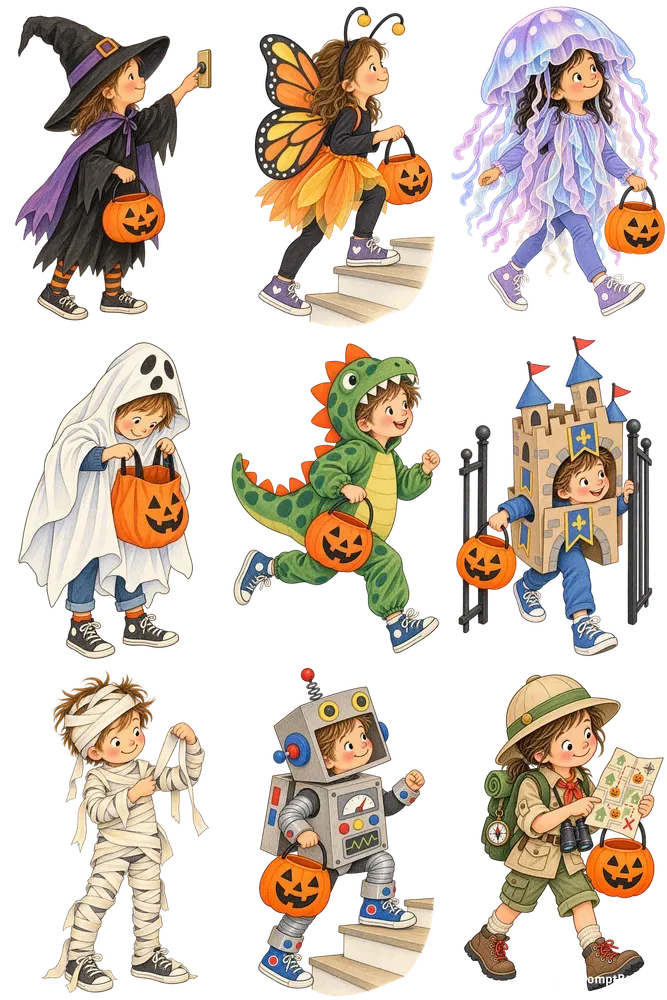 Trick Or Treat Costume Kids