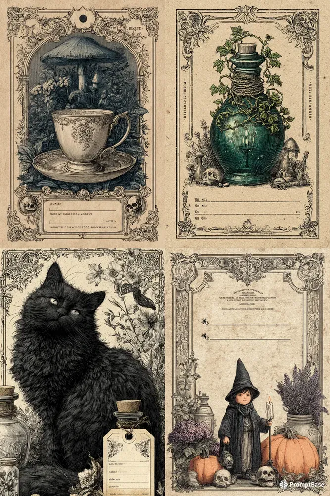 Haunted Storybook Product Tags