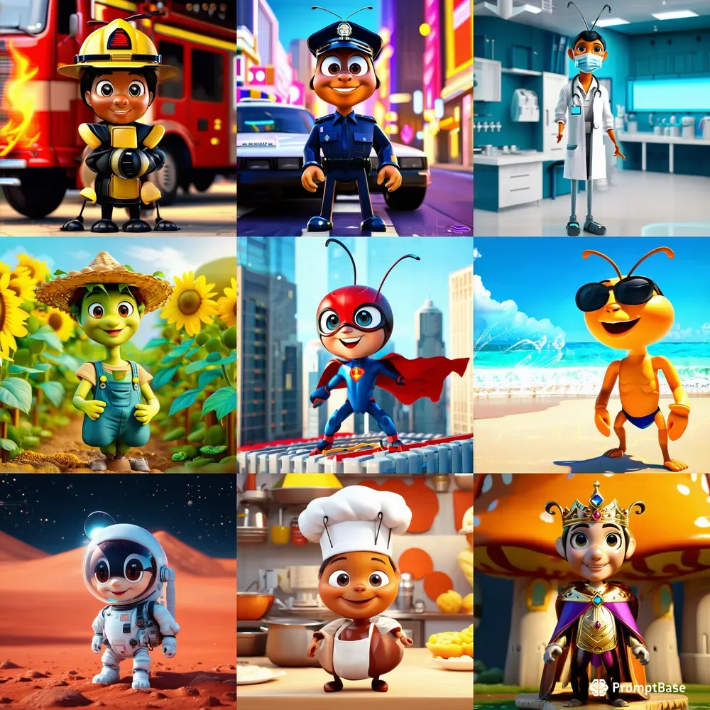 Animated Ant Costume Collections