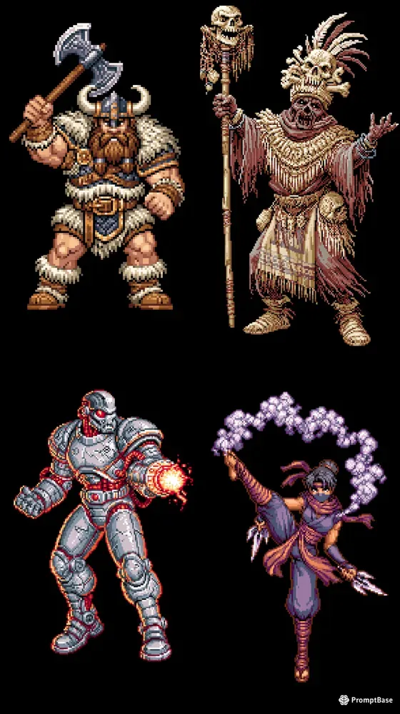 16bit Pixel Art RPG Sprites