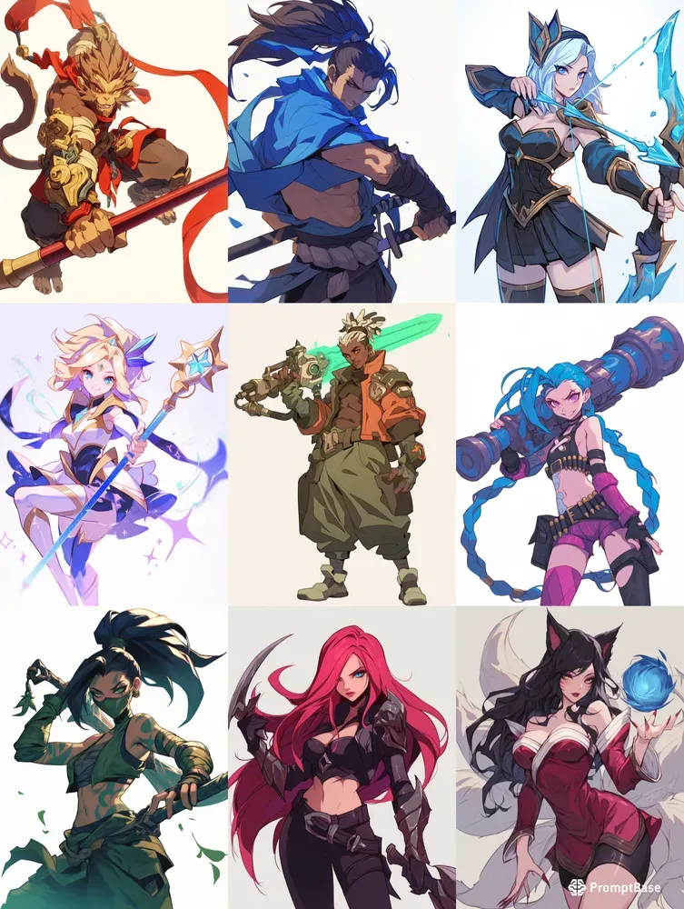 Anime Cel Shaded League Of Legends