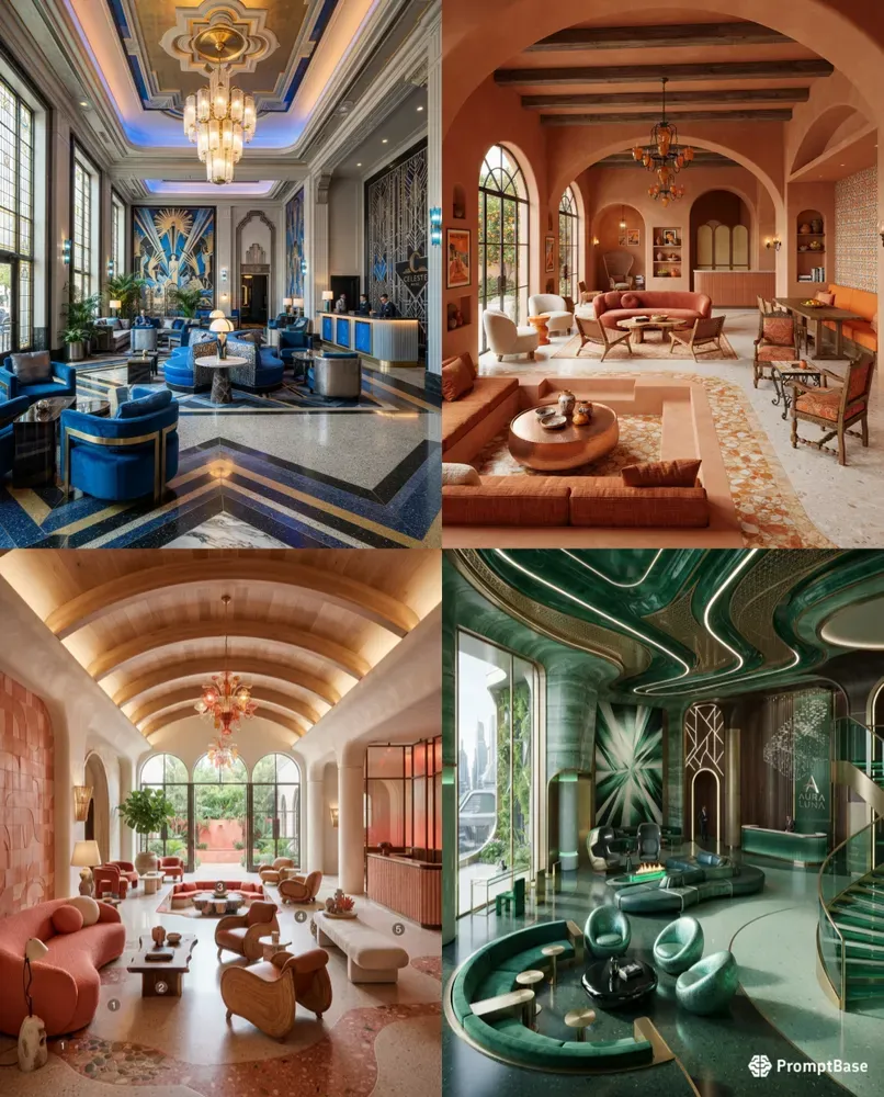 Luxury Hotel Lobbies