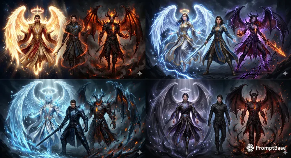 God Vs Devil Transformation Generator