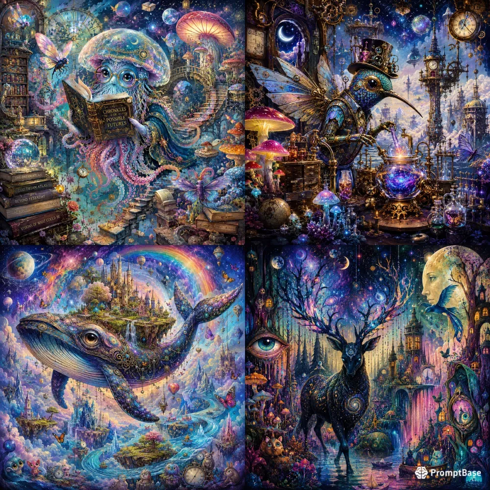 Surreal Dreamworld Fantasy Realms