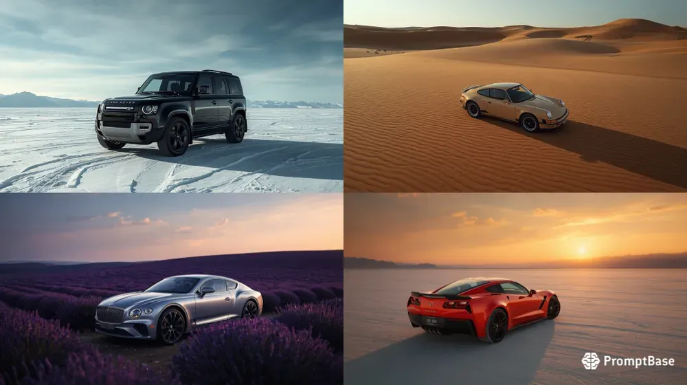 Editorial Landscape Car Photography