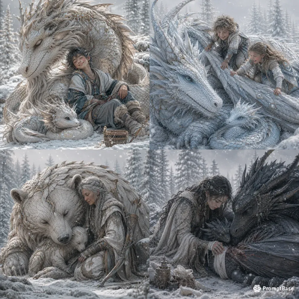 Snowbound Dragon Bonds