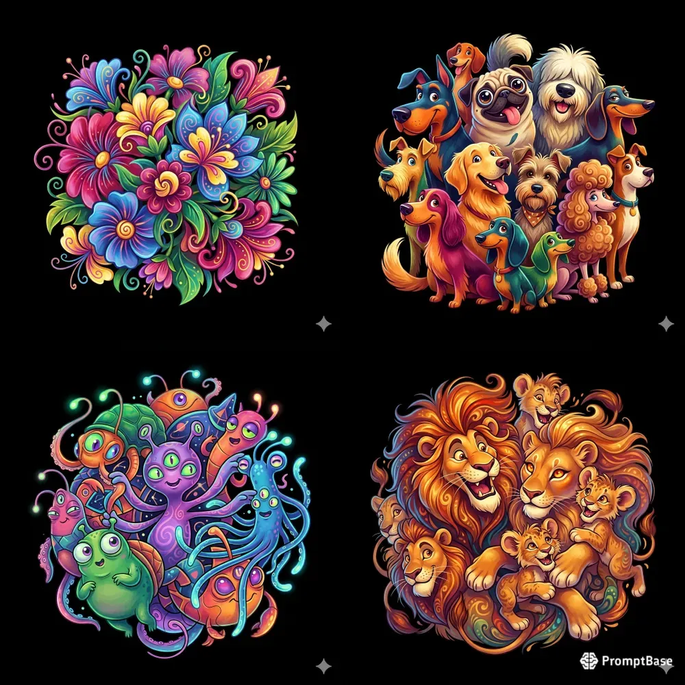 Vibrant Caricature Art