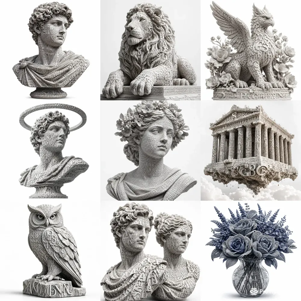 Typography Marble Collections