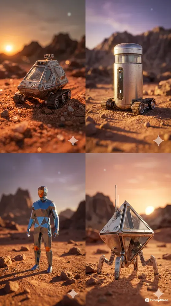 Cinematic Miniature Exploration Scenes