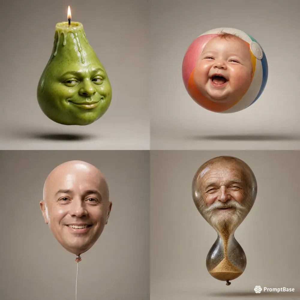 Unreal Morphing Face Portraits