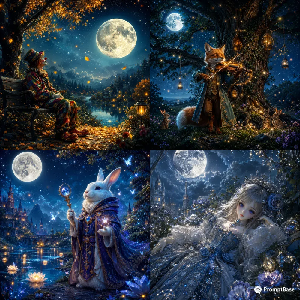 Moonlit Fantasy Portraits
