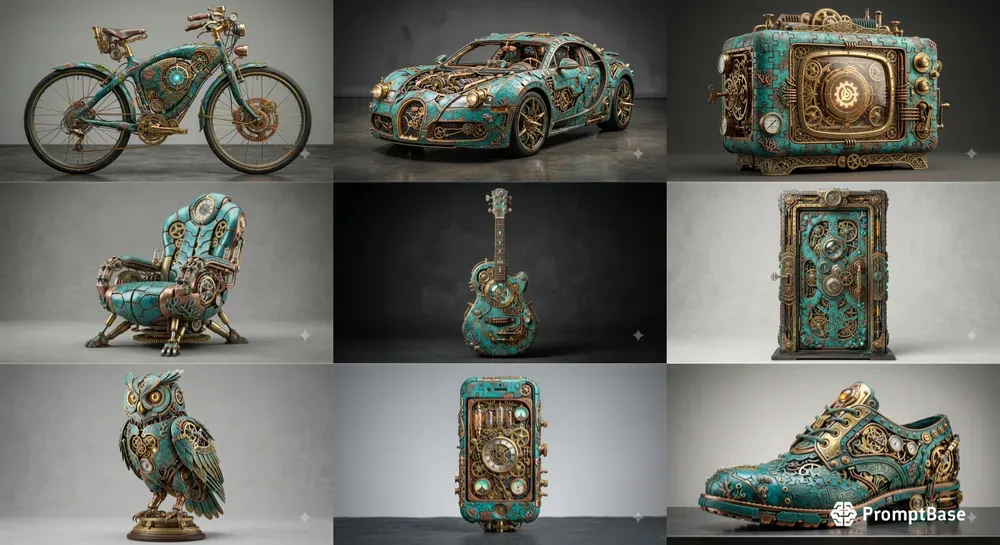 Surreal Biomechanical Steampunk Art
