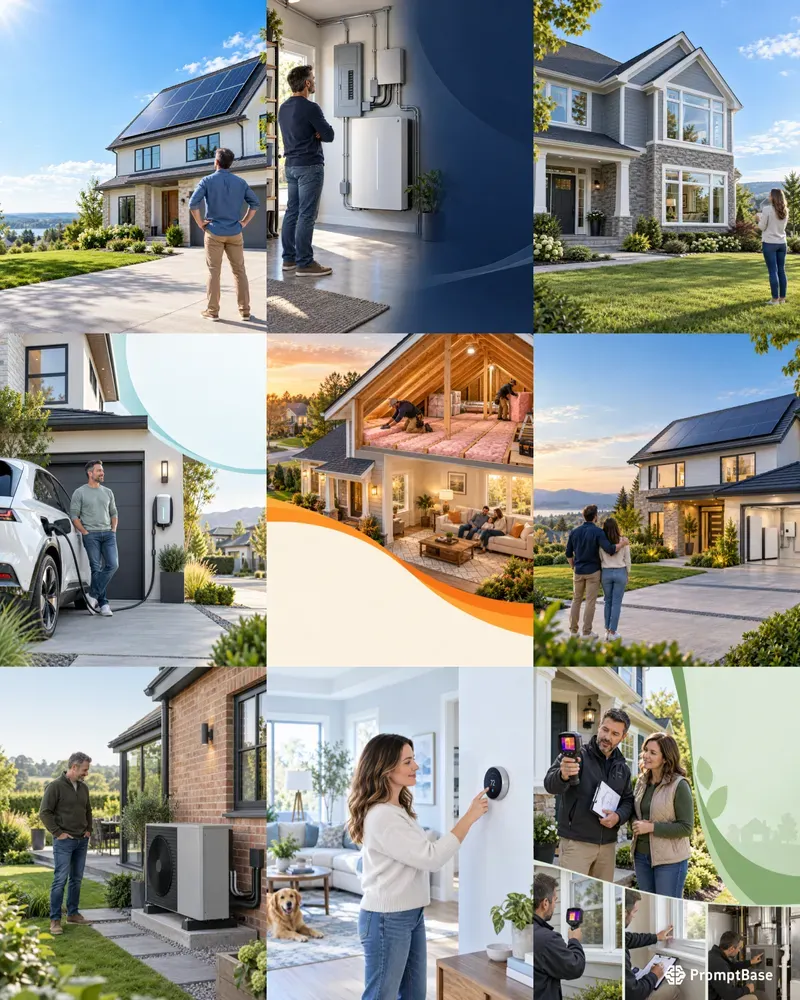Home Energy Upgrade Ad Visuals