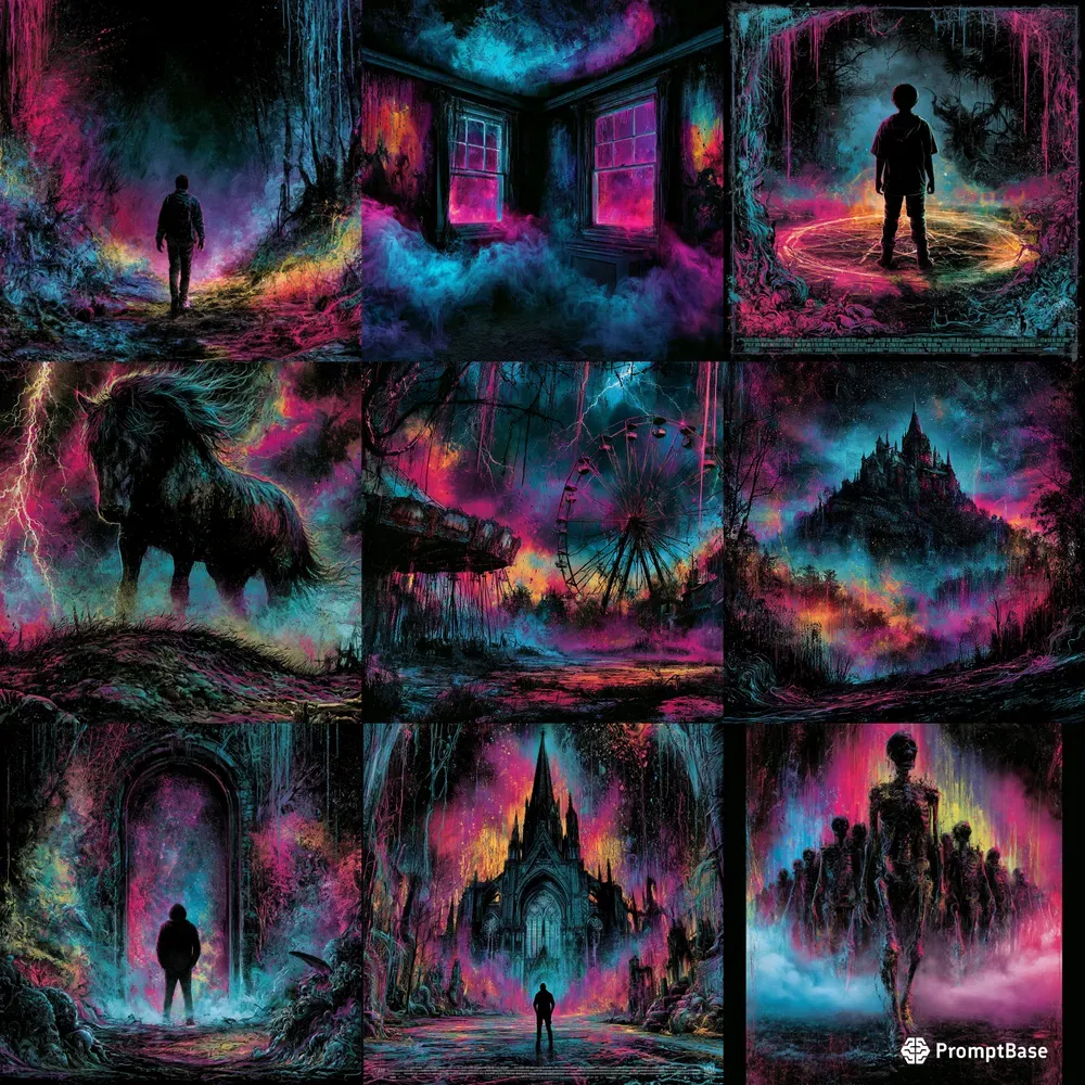 Dark Neon Album Covers And Posters