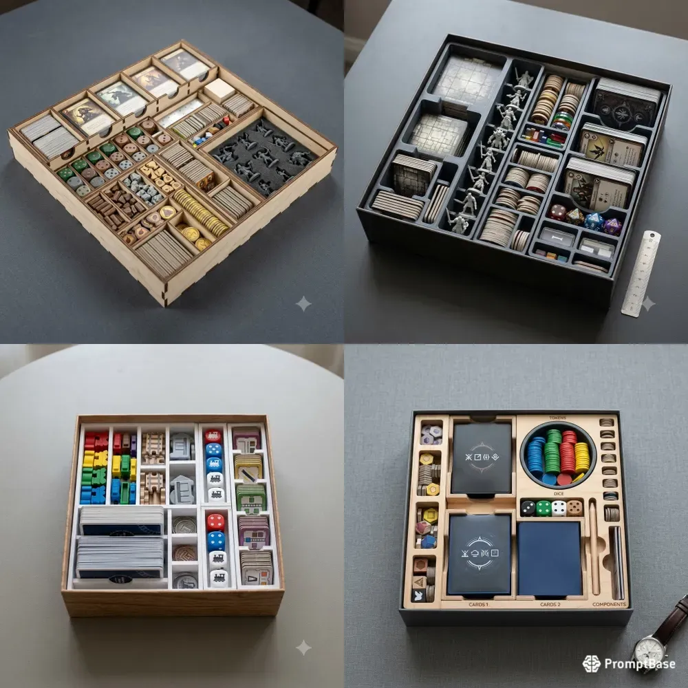 Board Game Insert Organizer Photo Builders