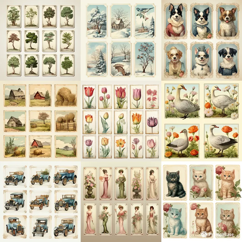 Charming Vintage Cards