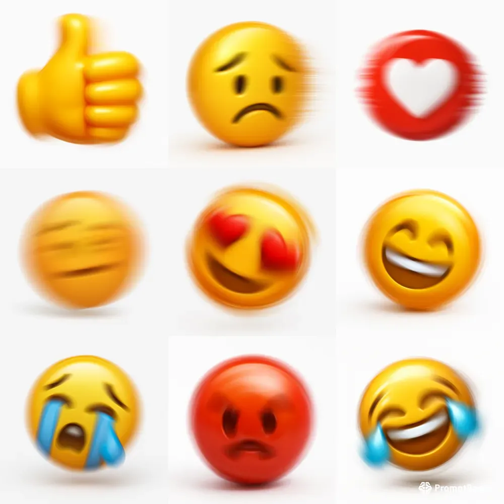 Motion Blur Emojis