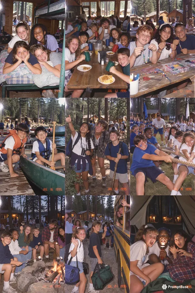 90s Summer Camp Photos