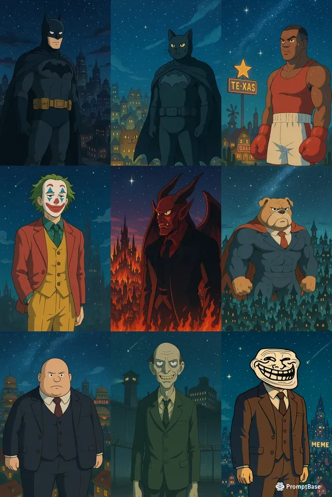Ghibli Style Characters