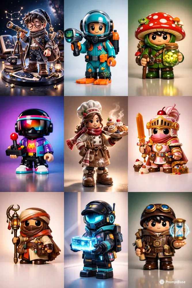 Cinematic Toy Minifigure Generator