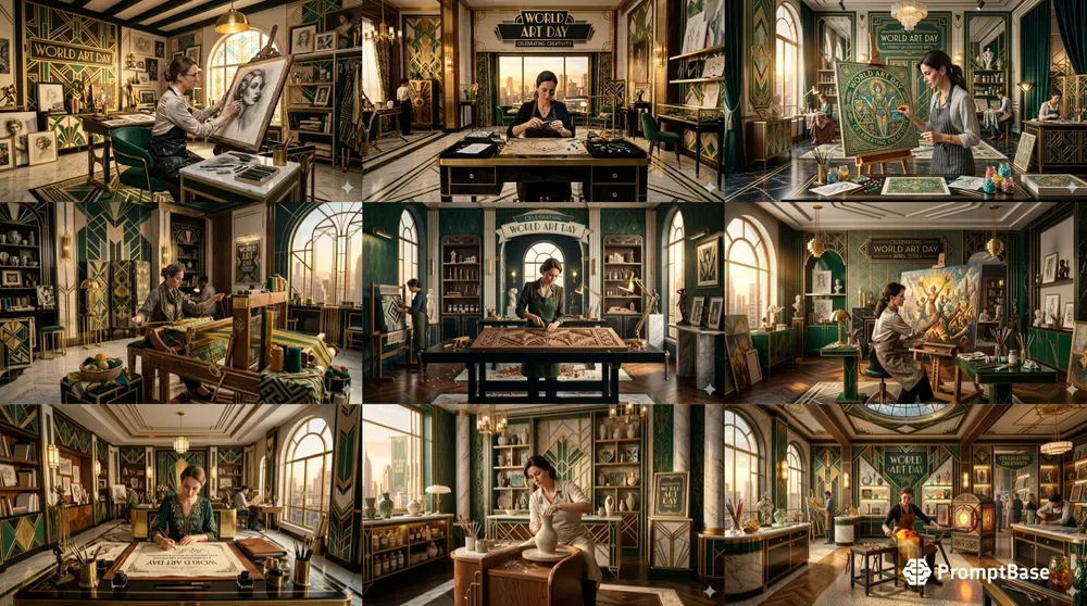 Art Deco Studio Creation Moments