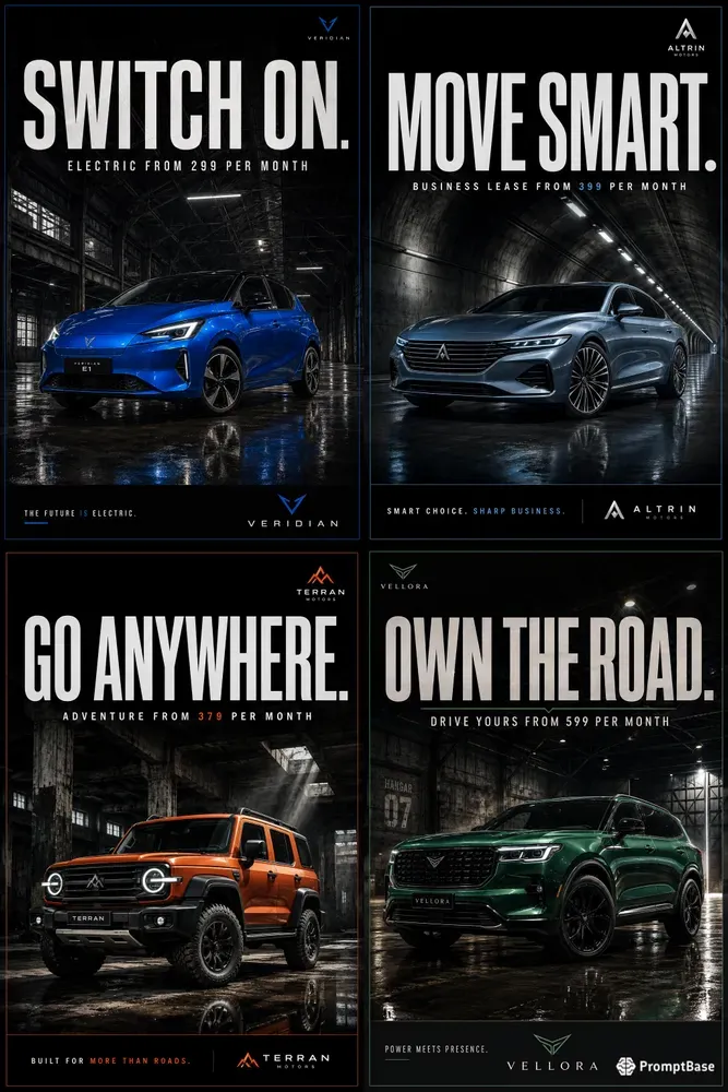 Automotive Advertising Poster Generator