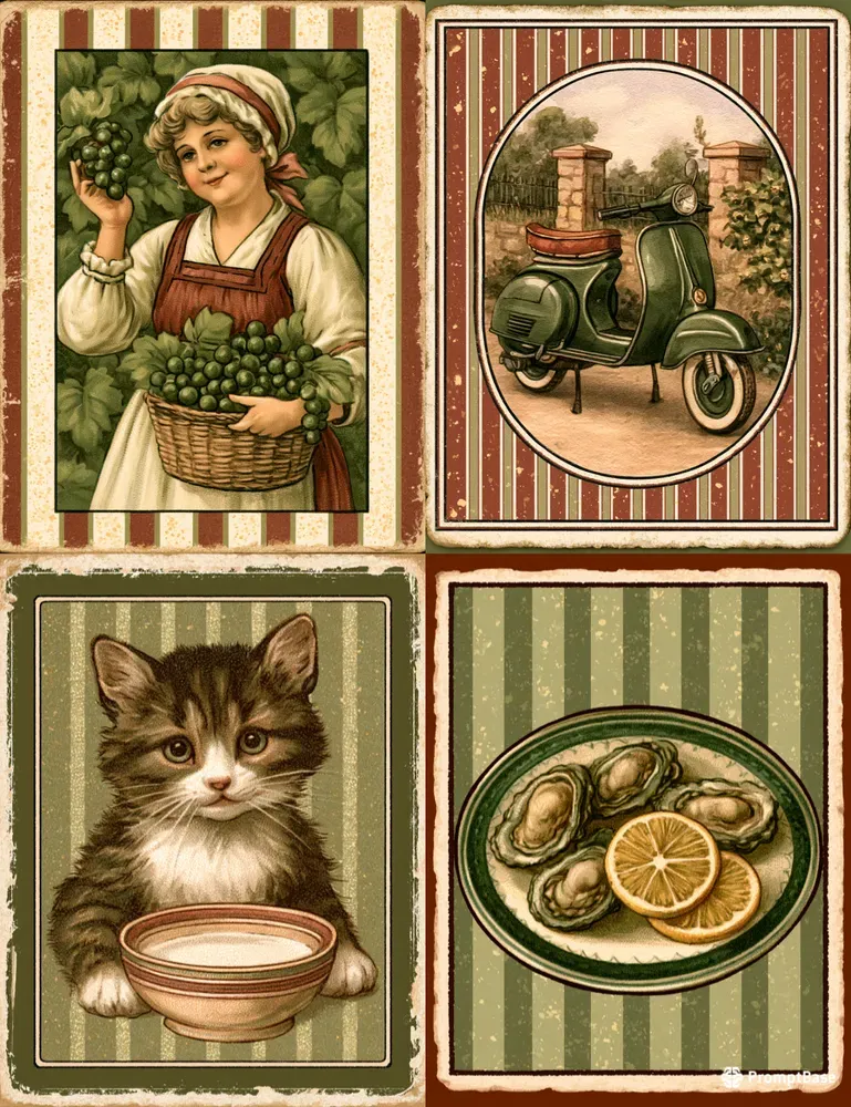 Vintage Italy Illustrations