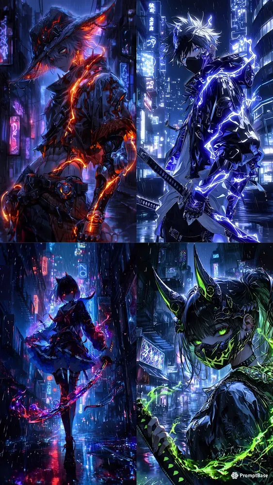 Neon Revenants Cyberpunk Anime