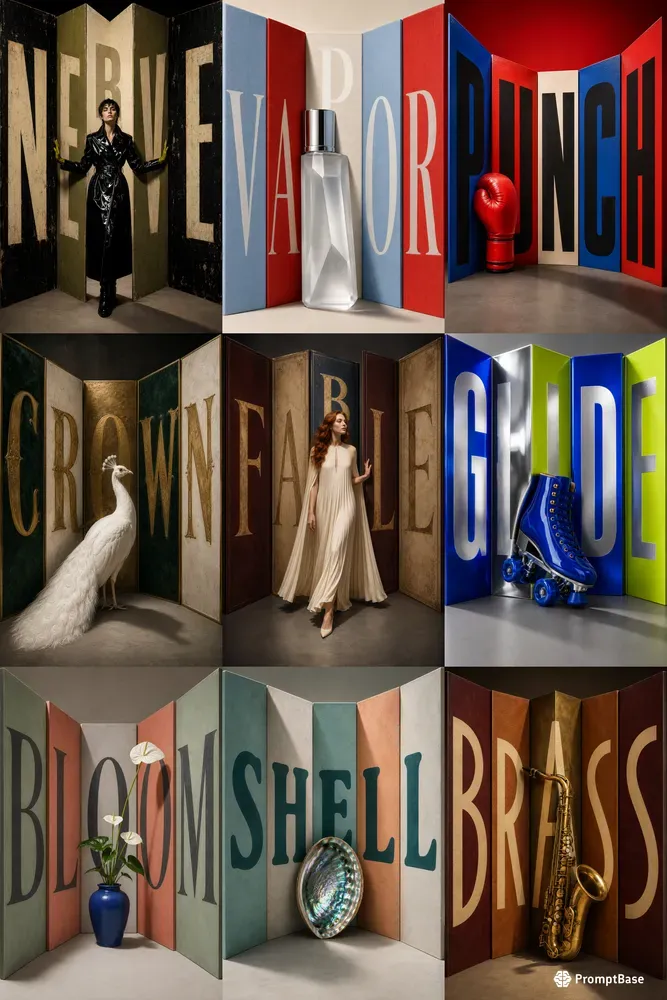 Folded Set Editorial Posters