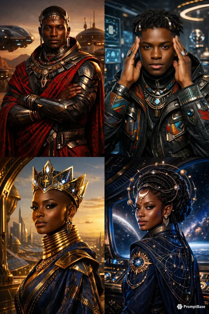 Afrofuturism Portraits