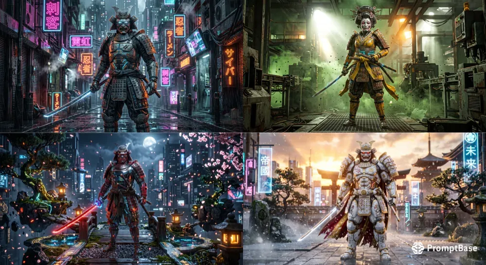 Hyperdetailed Cyberronin Masterpieces
