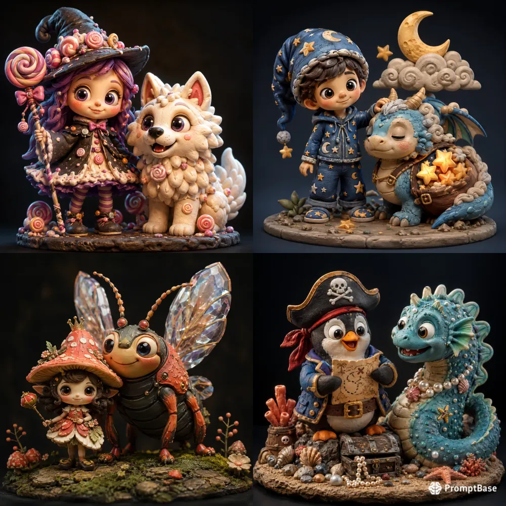 Whimsical Storybook Duos