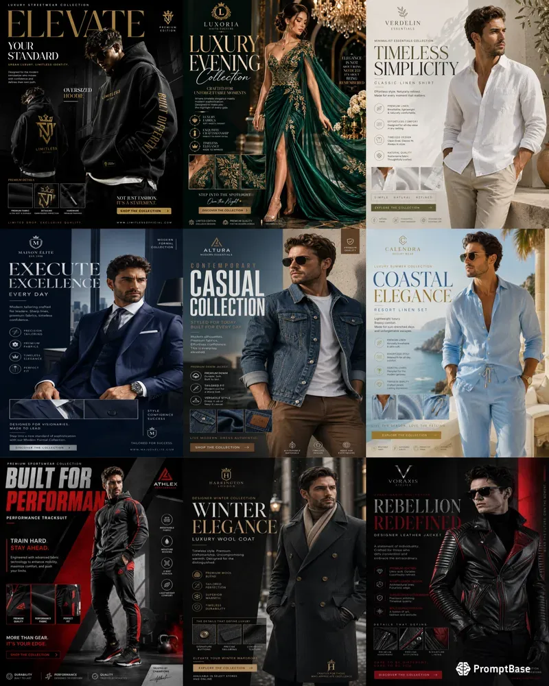 Fashion Poster Creator Packs