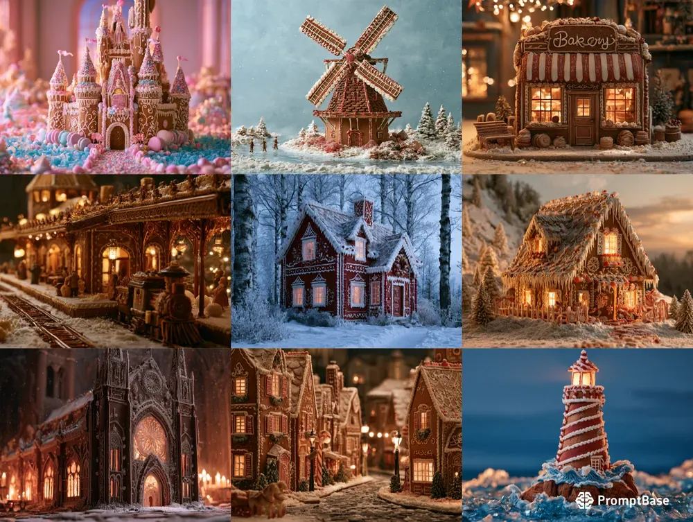 Gingerbread Village Generator