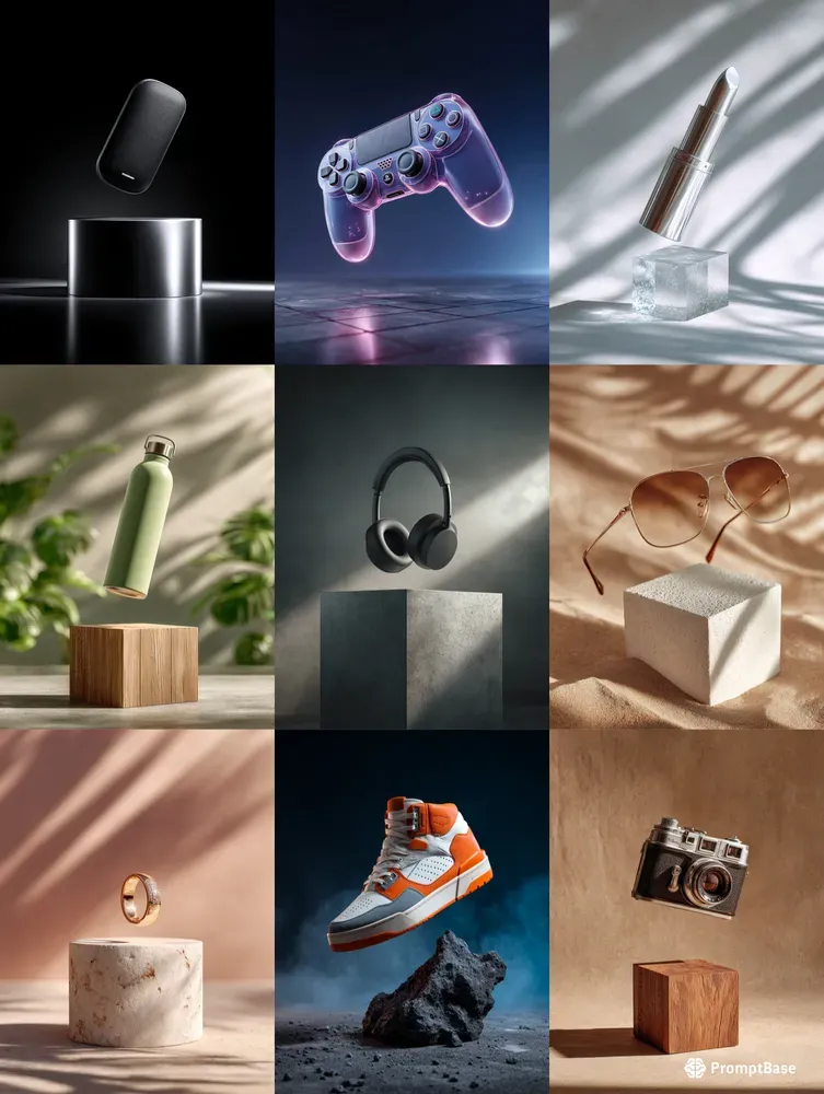 Minimalist Product Ads Posters
